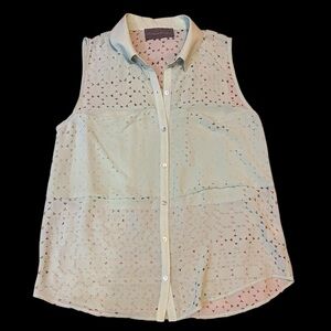 Anthro: Sunday In‎ Brooklyn Sleeveless Blouse size small